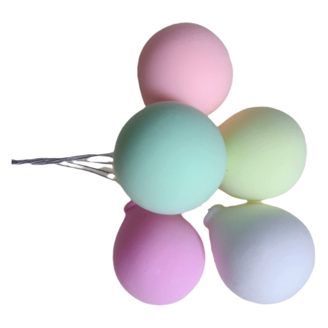 Набор из 5 глиняных шаров Xinrui: для декора автомобиля, приборной панели, украшения торта, декора для признания в любви, креативные милые шары