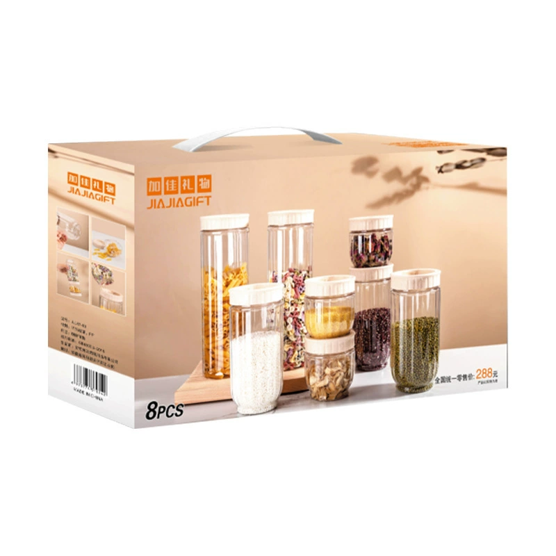 加佳礼物 Glass storage system, set