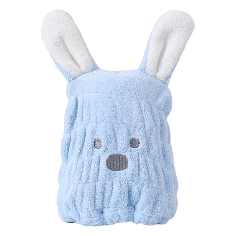 Children's dry hair cap girls super absorbent quick dry cute scrub hair wrap baby baby shower cap wholesale