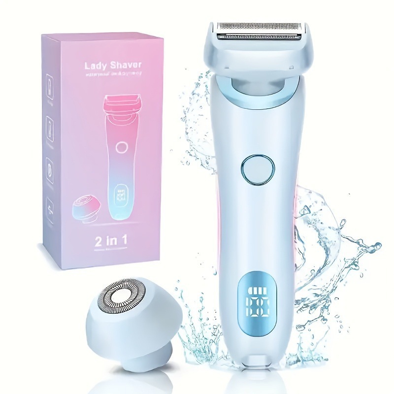 Transfronterizo nuevo afeitador eléctrico depilador privado para mujeres afeitador para mascotas de doble cabeza afeitador de cuerpo completo image 4