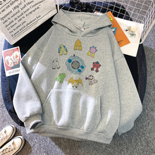 Digimon hoodies women Winter  sweat y2k setwear japanese