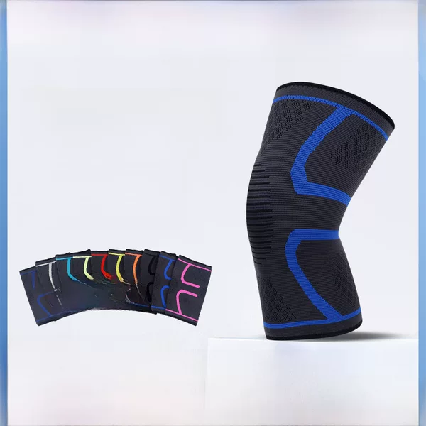 Knitted sports knee pads men's and women's basketball comfortable breathable knee pads mountaineering fitness running outdoor sports protective gear