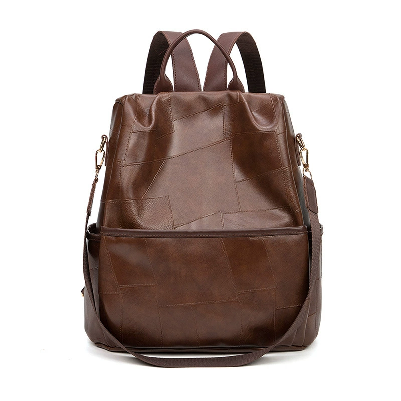 Fashionable capacious backpack, shoulder bag, universal one-shoulder bag, travel bag, western style