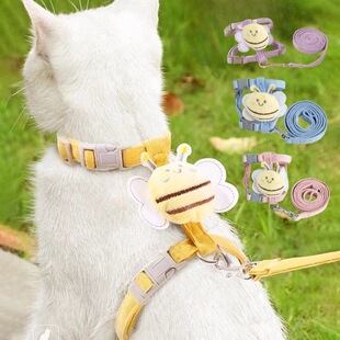 Traction Rope for Going Out to Prevent Loss of Internet Celebrity Adjustable Ragdoll Teddy Small Size Dogs Cat Rabbit Chipmunk Traction Rope