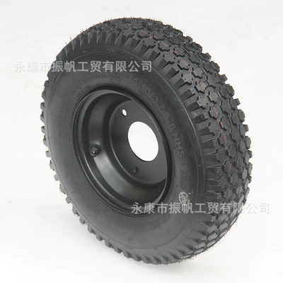 Modified Four-Wheel Electric Vehicle, Beach Motorcycle wheel hub - 410350-6-tires-3-hole-black-wheels