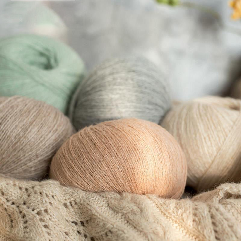 Camel Alpaca Wool Group Diy Crocheted Scarf Sweater Hand-knitted Baby Line Soft Wool Knit Shawl Line Camel Alpaca Wool Group Diy Crocheted Scarf Sweater Hand-knitted Baby Line Soft Wool Knit Shawl Line