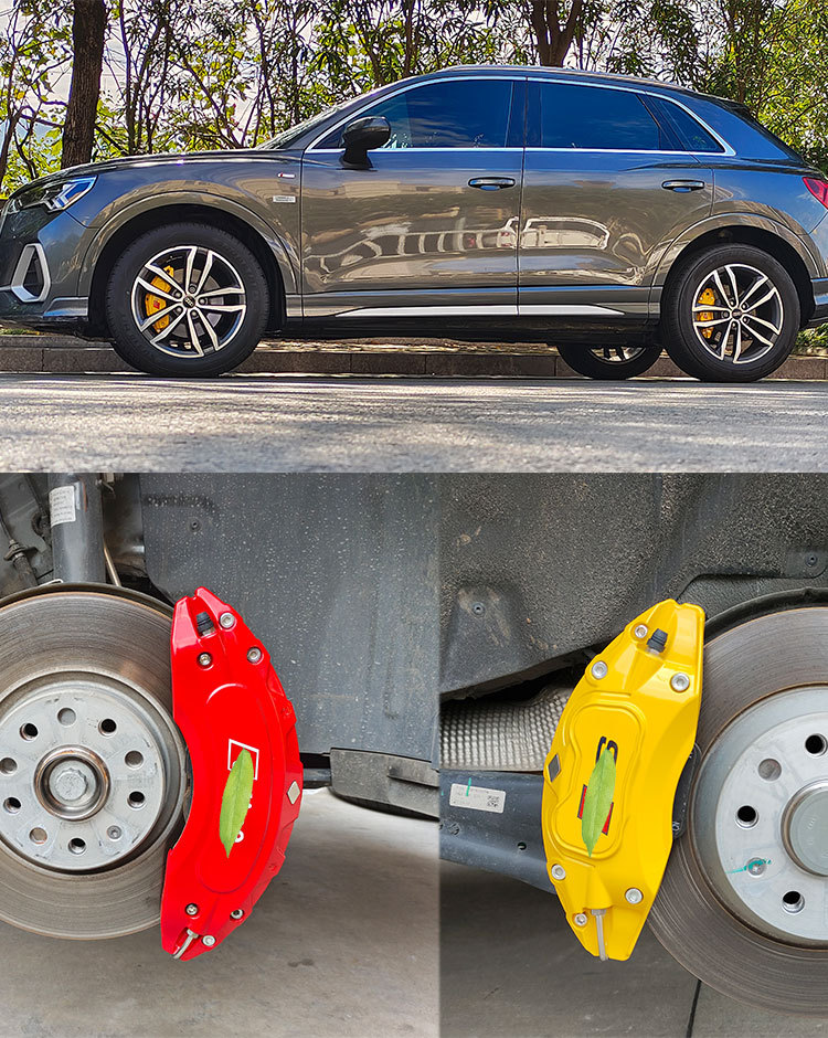 Suitable for Audi A4L brake caliper cover modification, A3A5A6LA7 aluminum alloy Q2LQ5LQ6 caliper cover color change