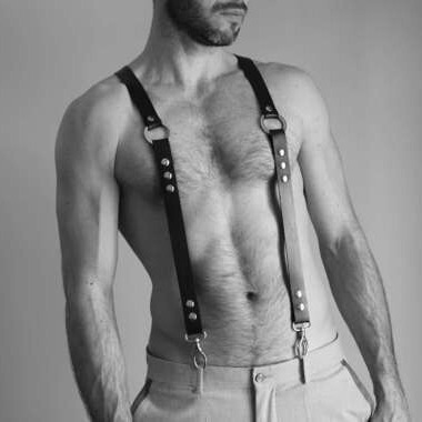 Cross border man interest Supplies straps Leatherwear Shoulder strap Shackles straps Body personality Binding belt