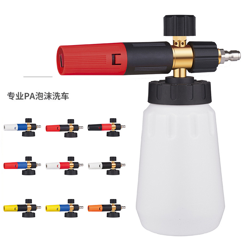 跨境亚马逊新款泡沫壶出泡沫洗车工具喷壶PA壶清洗枪专用喷头