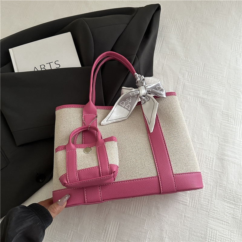 2025 nuevo bolso de lona para mujeres gran capacidad sen-meng simple otoño hombro portátil bolso especial para estudiantes universitarios
