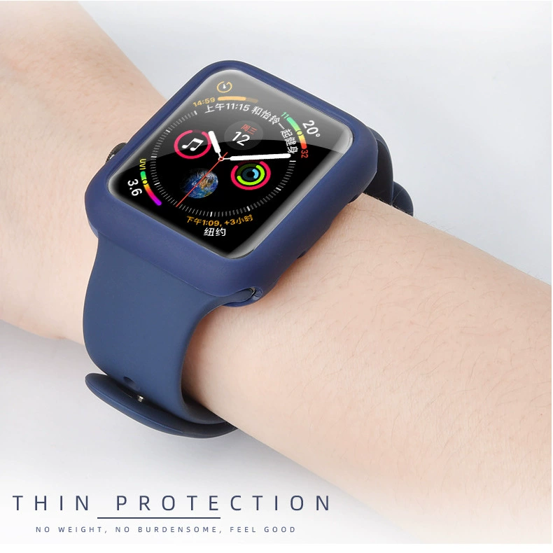 Apple, силиконовый циферблат, защитный чехол, легкие и тонкие часы