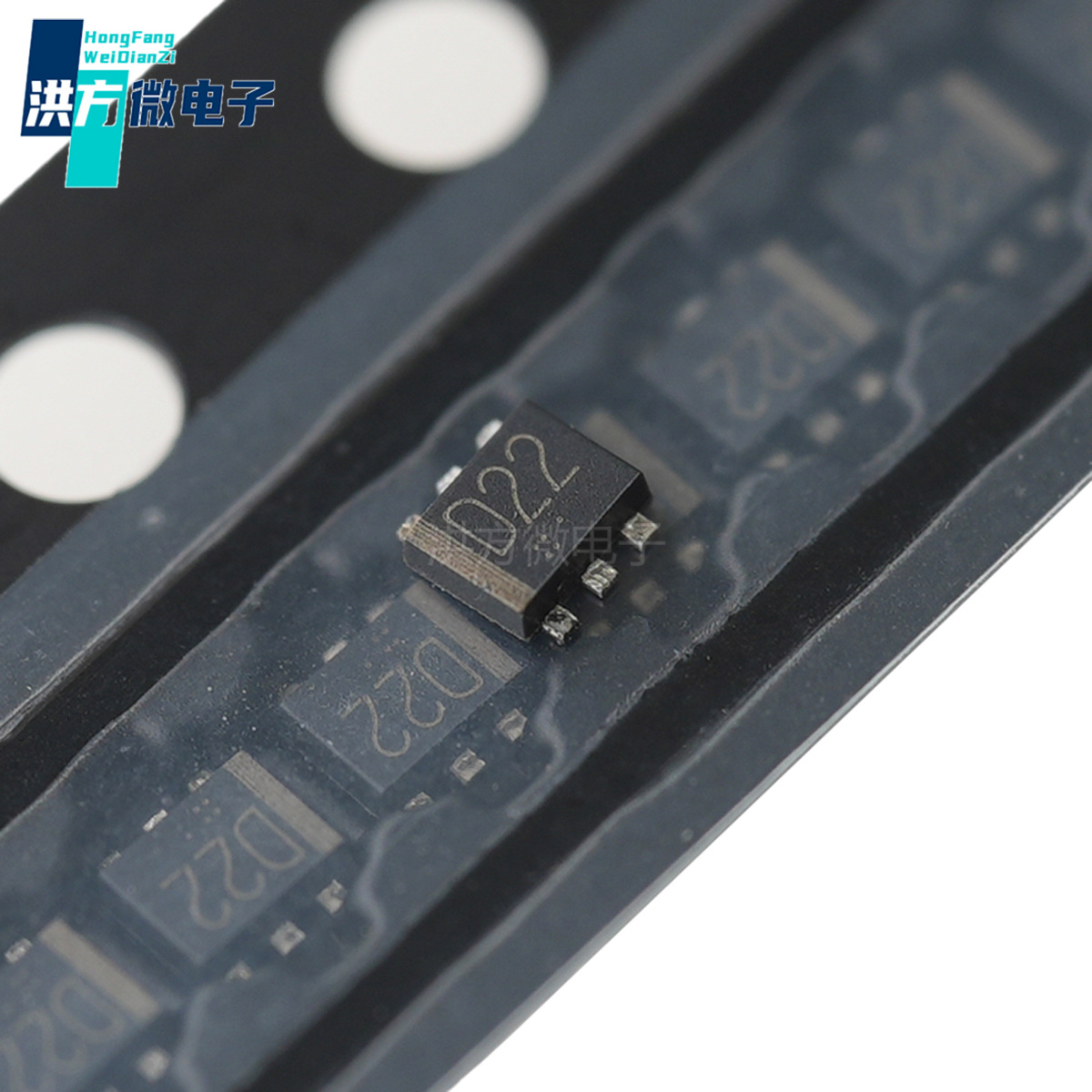 EMD22T2R丝印D22 1.3V 50V 100mA 150mW SOT-563数字晶体管NPN