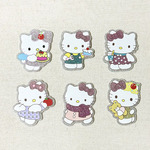 猫咪爱心闪粉新款亚克力手机壳发夹鞋花diy钥匙扣挂件批发贴片