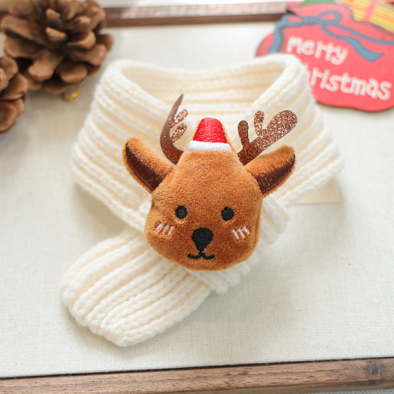 ペット、犬、猫、小型犬、子犬、ファッショナブル、ロマンチック、かわいいアクセサリー、クリスマススカーフ|undefined