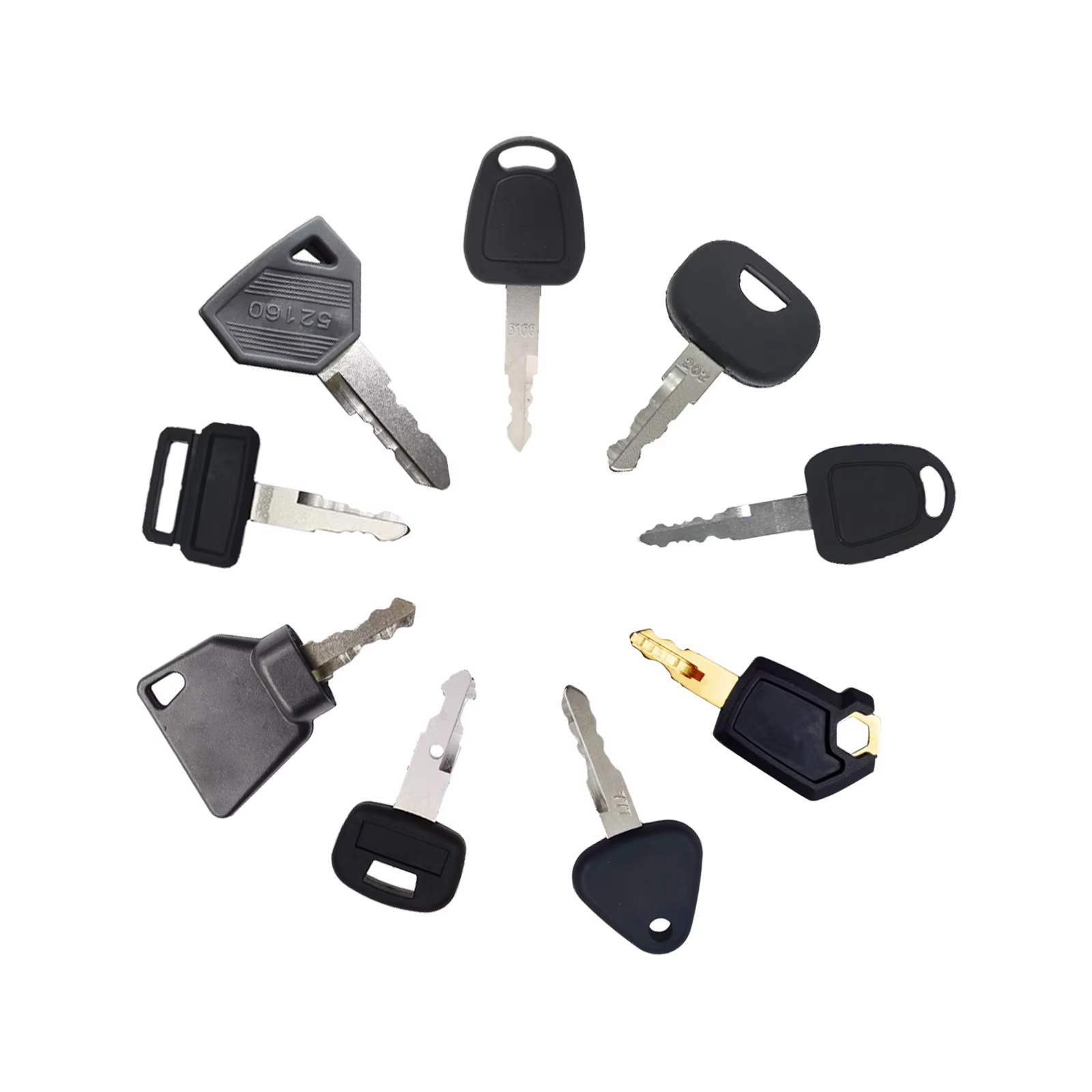 28-piece set of keys 14601 CAT JCB 777 H800 T250 52160 459A