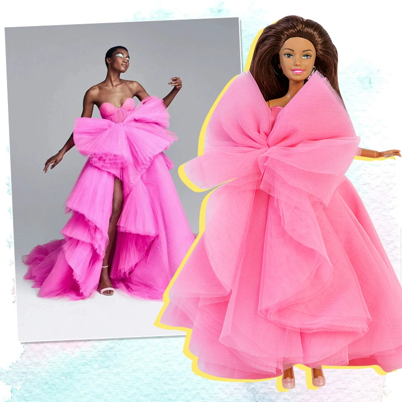 Иностранные клиенты имеют ссылки на платья Gauding