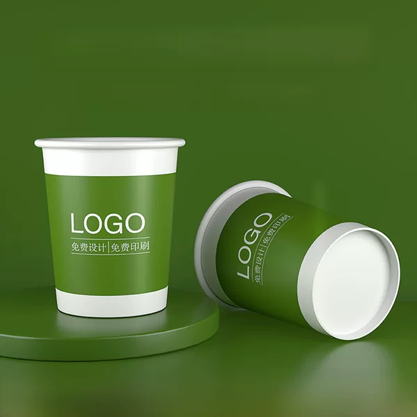 Disposable paper cups making thick good quality wholesale printing logo9 oz advertising office cups custom paper cups