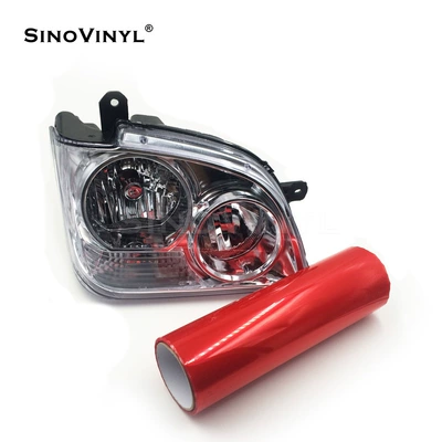 Kalek car headlight color Automotive Film - 039-m-red