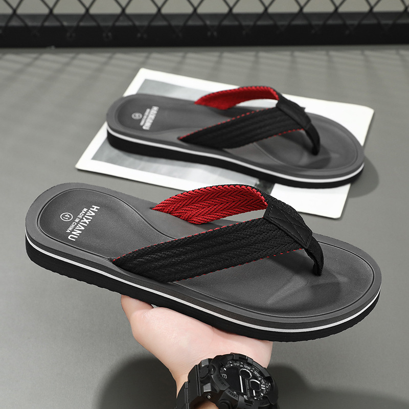 [Suministro exclusivo transfronterizo] Chanclas de verano para hombres, zapatillas de talla grande con sensación de alta gama, chanclas ligeras, antideslizantes, desodorantes y resistentes al desgaste