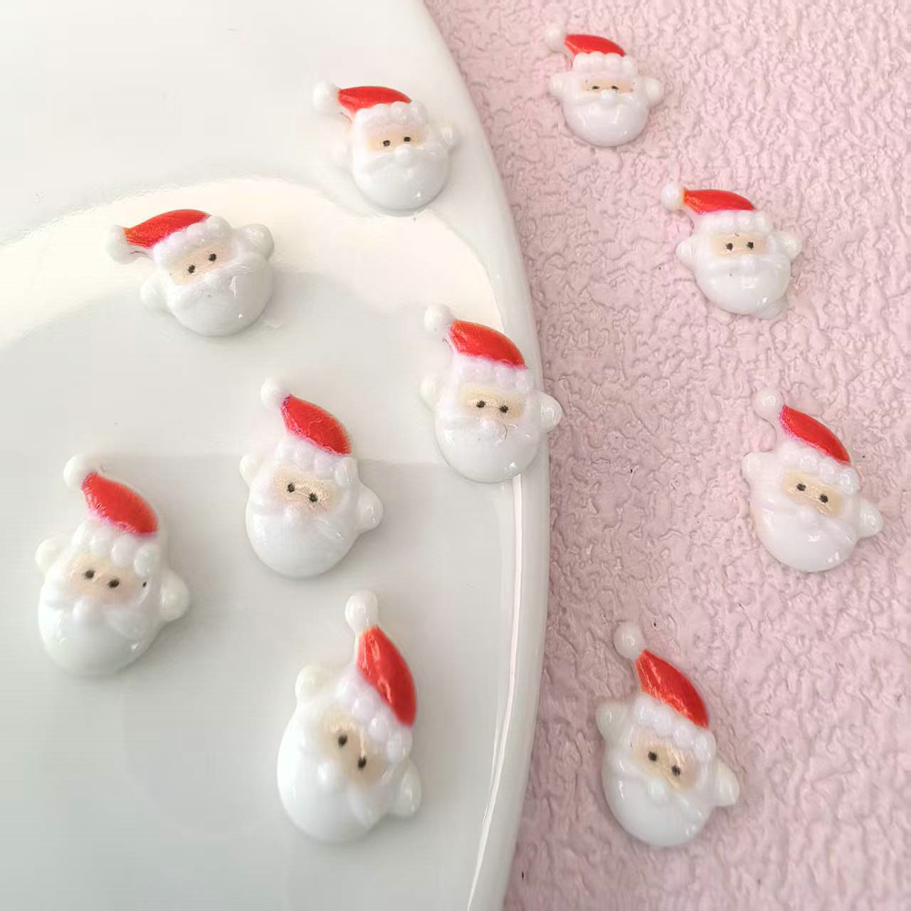 饰品配件批发圣诞老人圣诞用品手机壳头饰头绳发夹发箍配件001