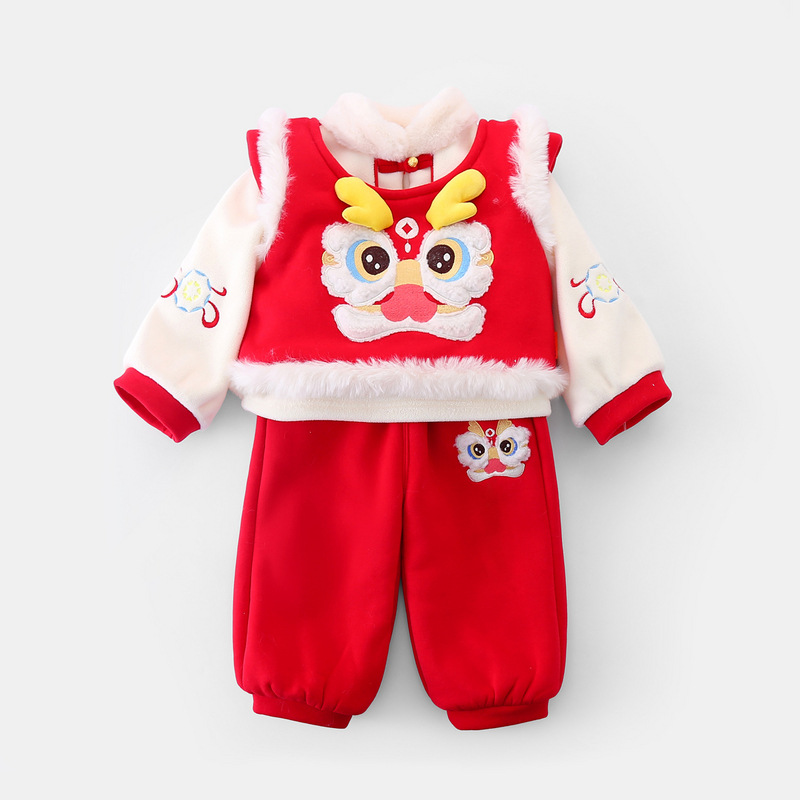 【年装清仓】嘟嘟家宝宝拜年服冬装儿童新年衣服裤子