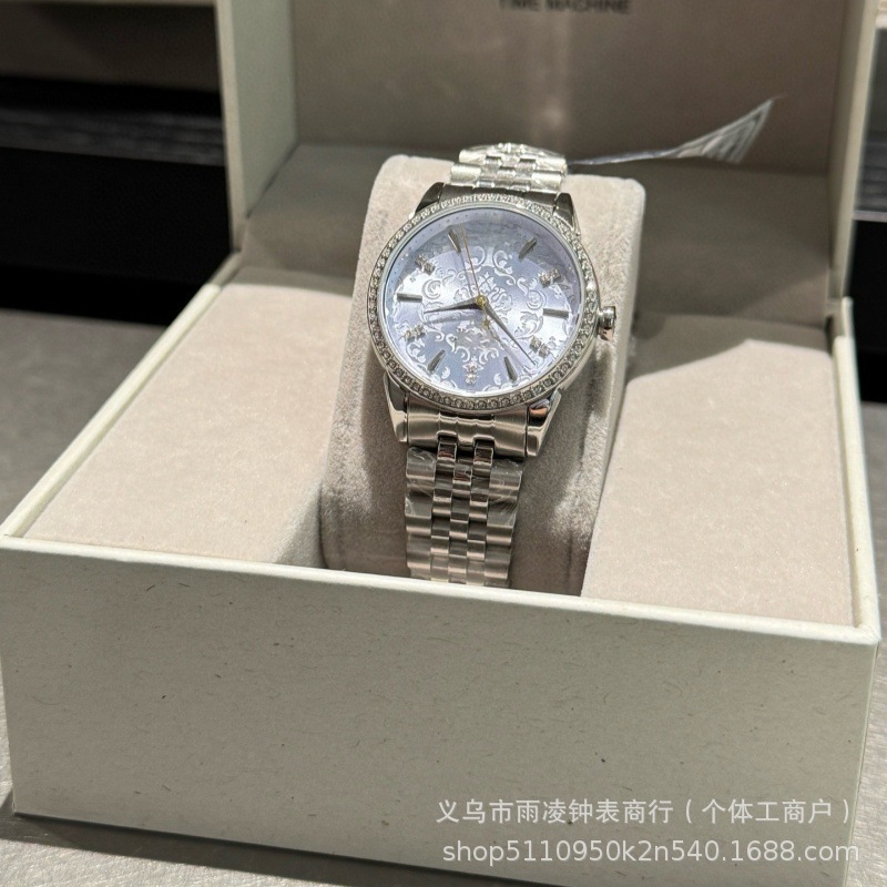 Wholesale Dropshipping of Empress Dowager's New Snowflake Embossed Fashion Watch, High-End Women's Watch, Same Style Quartz Ladies' Watch