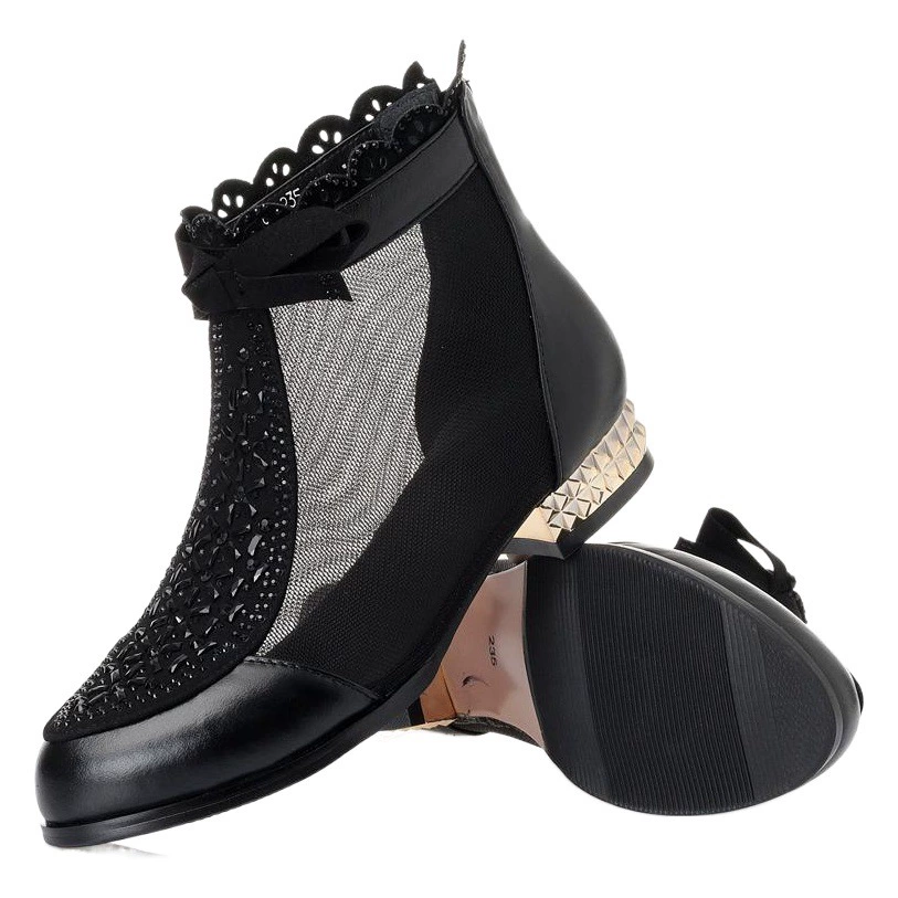 Большой размер 2023 летние новые сетевые сапоги женские толстые каблуки на высоких каблуках сандалии сетчатая пряжа полые дышащие сандалии сапоги мама обувь