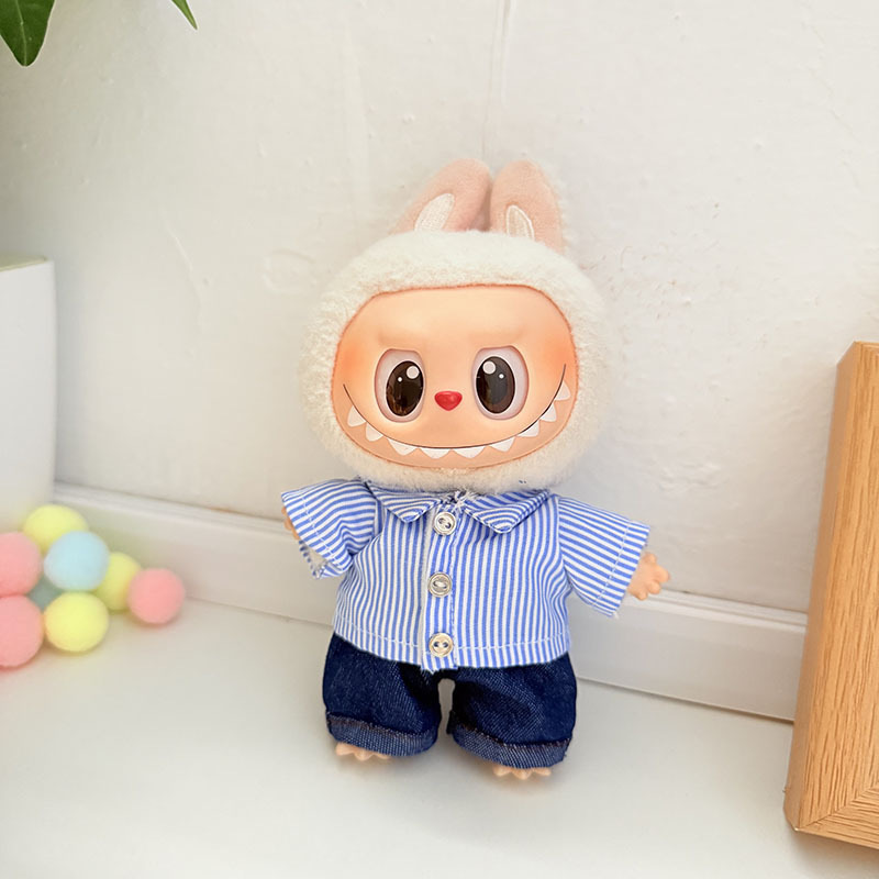 服のみ】第二世代ブラインドボックス ラブブ服 エポキシ樹脂製顔飾り ラブブ シットシットパーティーシリーズ ベビー服 可愛い|undefined