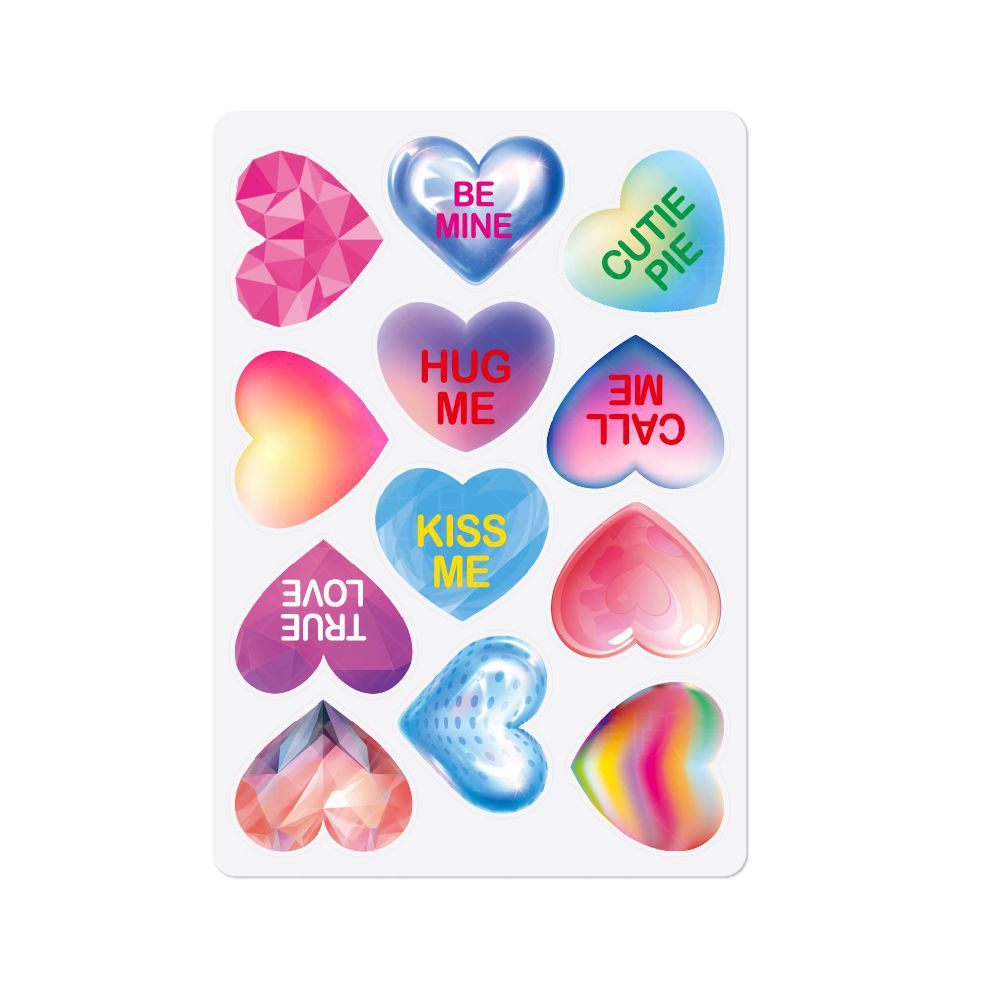 2024 Día de San Valentín fiesta decoración creativa pegatinas boda compromiso sobre sellado pegatinas adhesivas