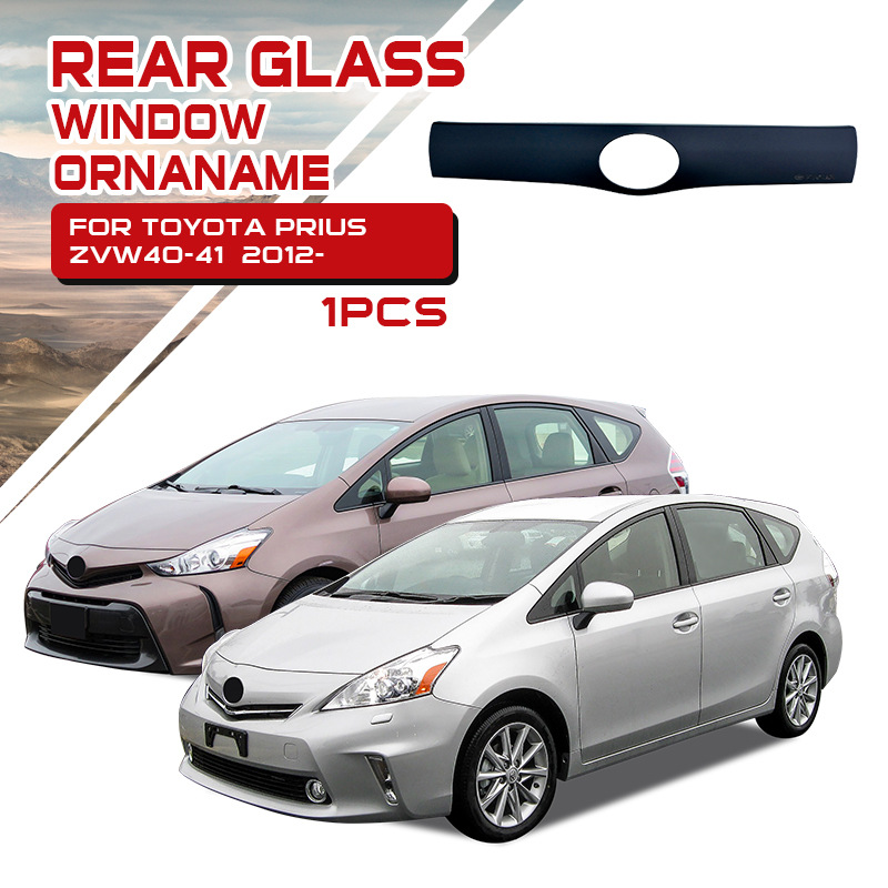 Prius zvw40-41 2012-Tapicería trasera especial negro mate 1 pieza