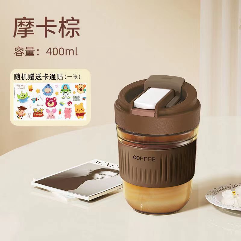 新商品のマカロン色のグラスは携帯してお茶のコップを随行して、手持ちのストローの双飲のコーヒーカップの卸売りの贈り物を持ちます。|undefined