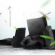 Wholesale tremolo with bamboo charcoal handmade soap blackhead refreshing essential oil soap cleansing bath soap naked soap 100g