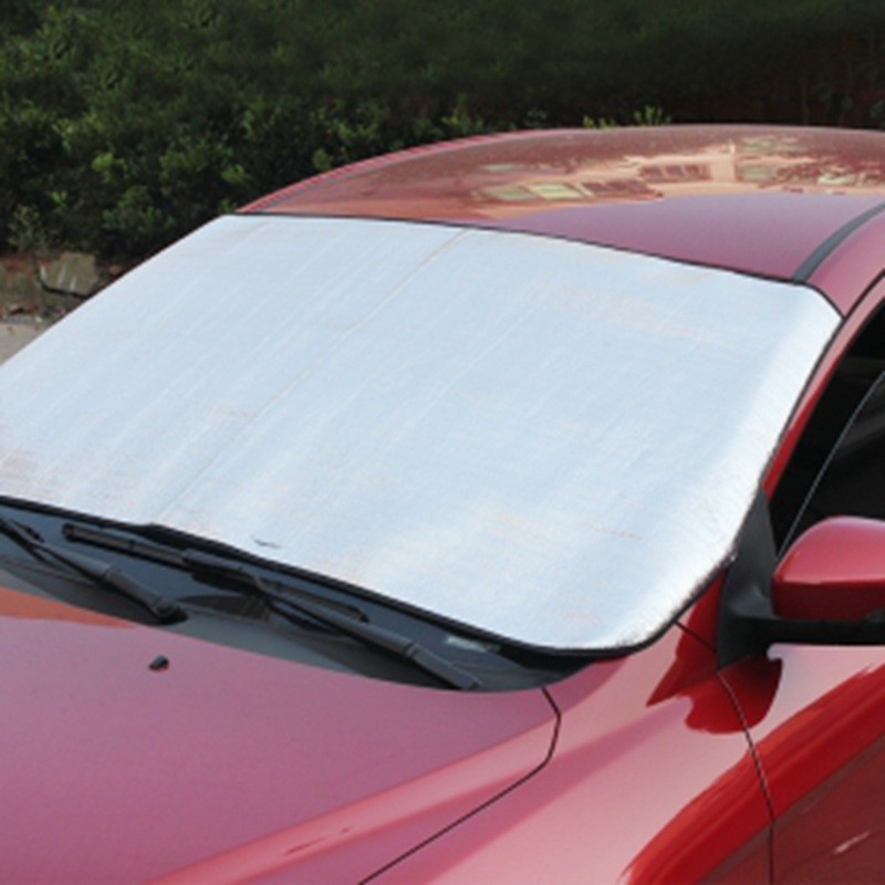 Qìchē Car snow cover winter multi-functional windshield sunshade waterproof (Car snow shield) - pearl-cotton-sunshade-14070cm