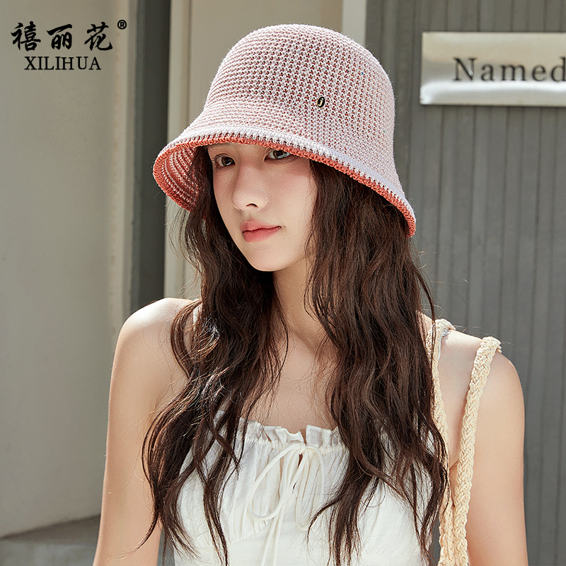 Summer breathable woven fresh beach bucket