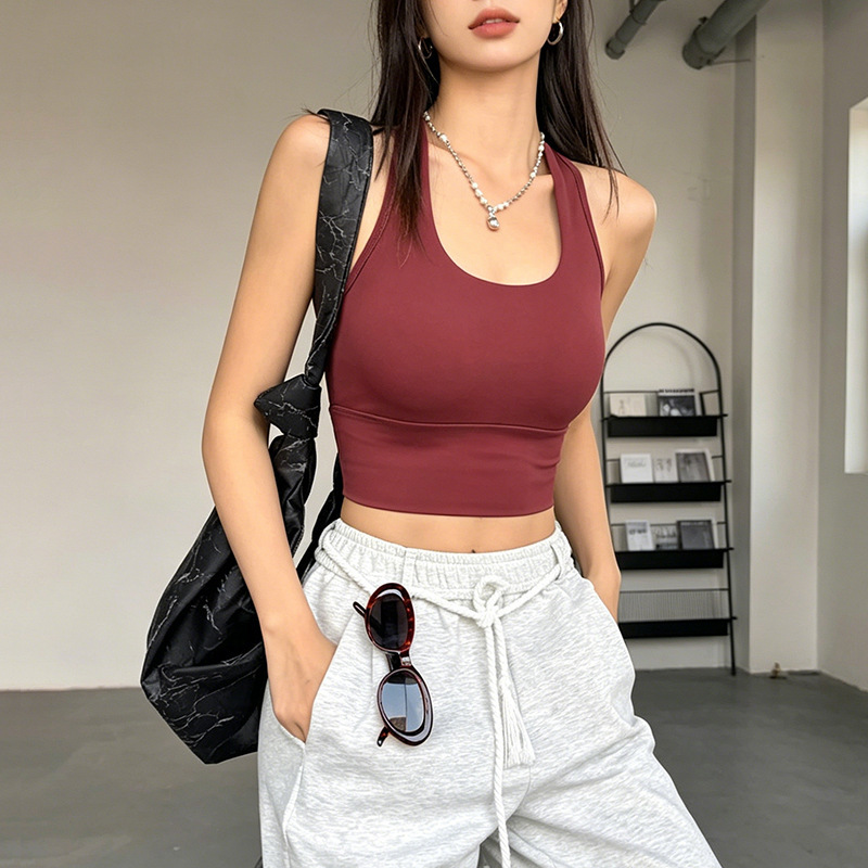 Sports Bra for Women with Racerback Design, Suitable for Running, Training, Casual Fitness, Yoga, Supportive and Anti-Sagging