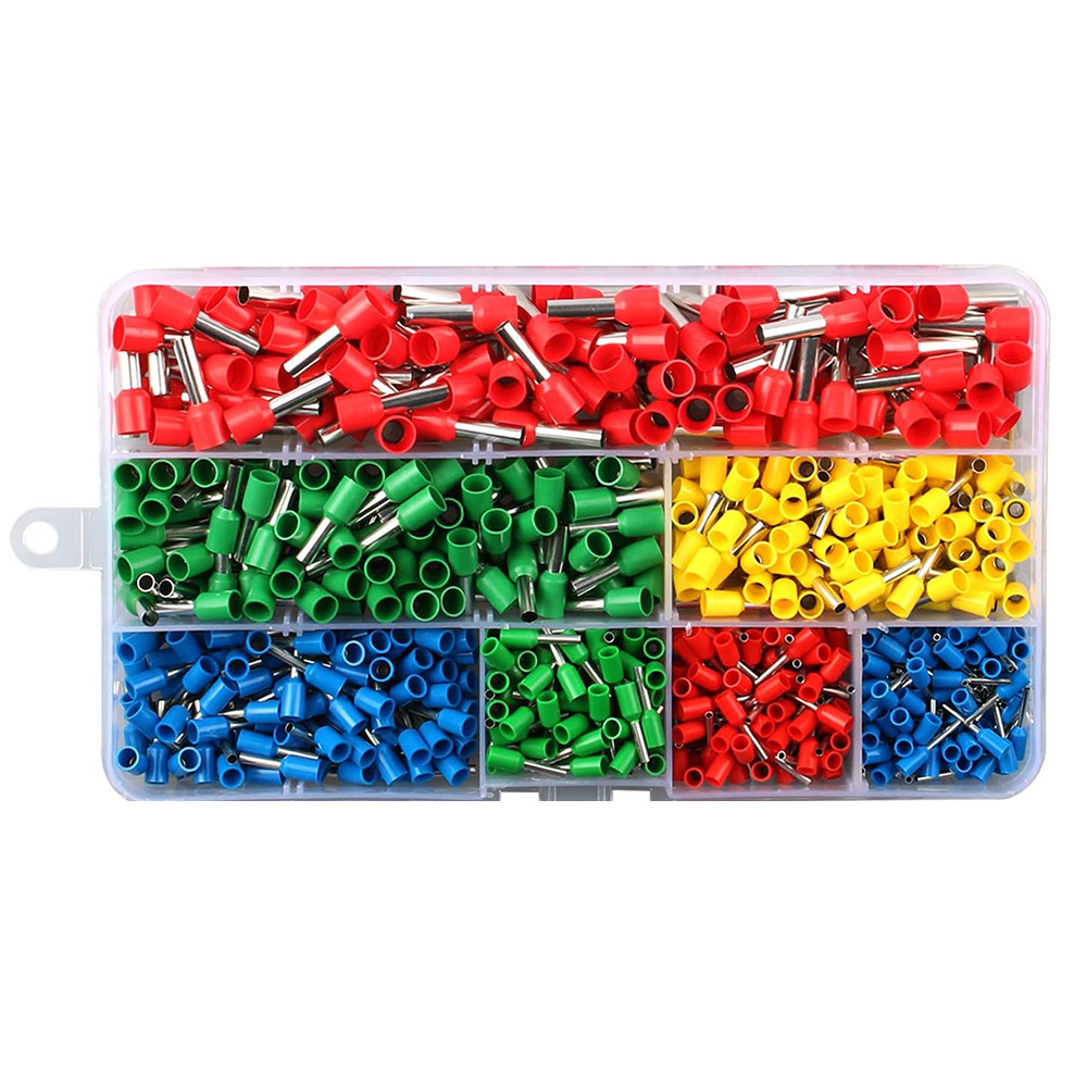 跨境批发700PCS盒装欧式管型端子快速铜管接线接头压线钳组合套装