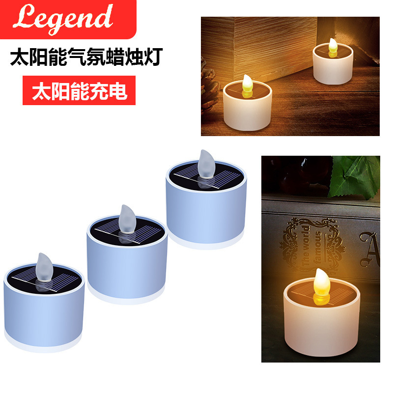 Solar Garden Light Outdoor Waterproof Household Night Light Garden Decoration Induction Hanging Light Balcony Layout Candle Light