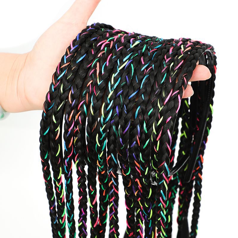 Banda para el cabello diadema Internet celebridad cuerda de color trenza sucia forma de cabello trenzado invisible banda para el cabello sin costuras accesorios para el cabello estilo étnico tocado