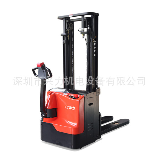 EP中力叉车 2000KG电动卸货堆高机 2.0吨步行式电动堆高车ES20-WA