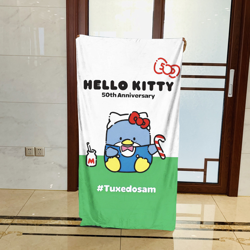 Transformed into Titi Cat Series: Hanton Sam Penguin Pacha Dog Bath Towel, Couple Towel, Beach Towel, Absorbent Towel Transformed into Titi Cat Series: Hanton Sam Penguin Pacha Dog Bath Towel, Couple Towel, Beach Towel, Absorbent Towel