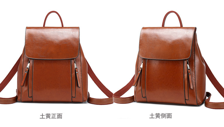 Agent Partnership 2026 New Ladies Backpack Genuine Leather Multi-functional Backpack Guangzhou Wholesale
