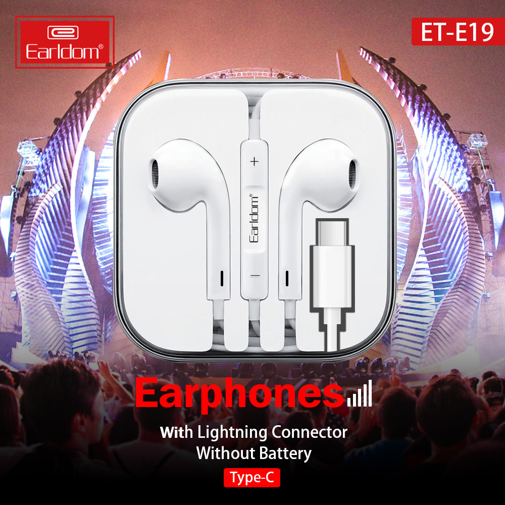 Earldom type-c wired headset suitable fo...