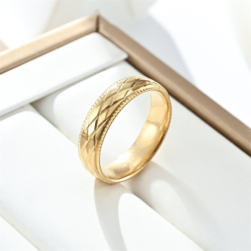 13g Weight Zircon Inlay Material Rings Classification 12, 6 Ring Size 1 Piece Quantity Daily Occasion 304 Stainless Steel Material Letter, Electrocardiogram Pattern All Seasons Season Unisex Gender Polishing Design Elegant, Simple Style Style Elegant Simple Style Letter Electrocardiogram 304 Stainless Steel Polishing Zircon Unisex Rings Men Band Rings 4