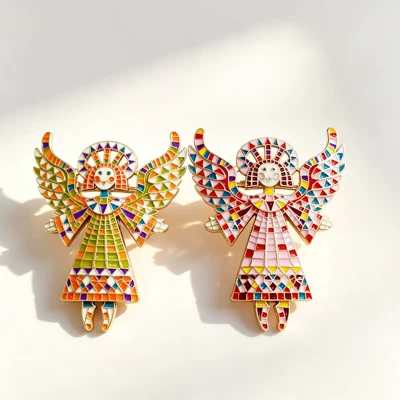 Yaxa sancaqları brooch, simple and versatile pin for