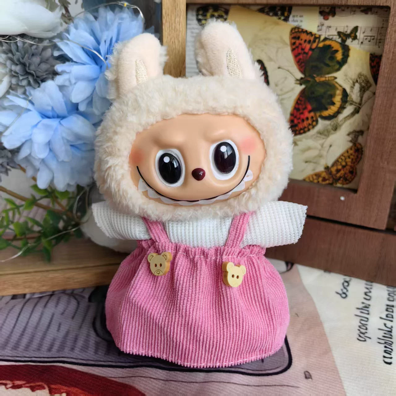 Кукла плюшевая пластиковая для переодевания, юбка для отдыха, набор, аксессуар, детская одежда, 17см