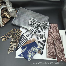 春秋季新款小丝巾女士职业领巾韩国装饰文艺小围巾女