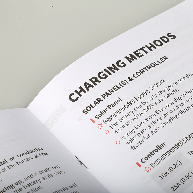 Manual de Instrucciones Multilingüe de Papel Personalizado Plegable para Electrodomésticos