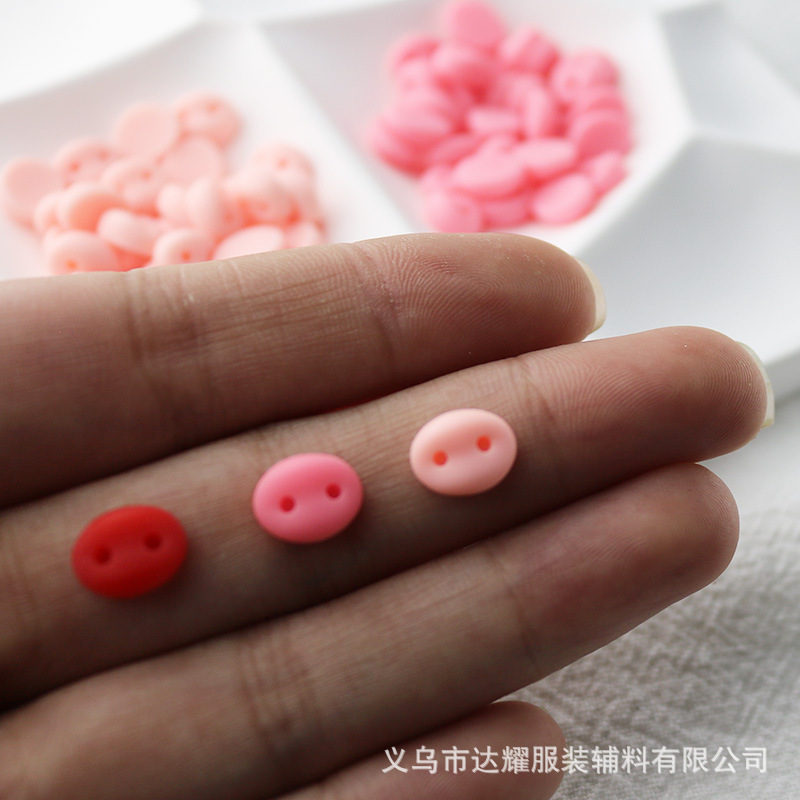 小猪鼻子树脂配件diy发饰奶油胶手机壳玩偶平底配饰手工手工创意