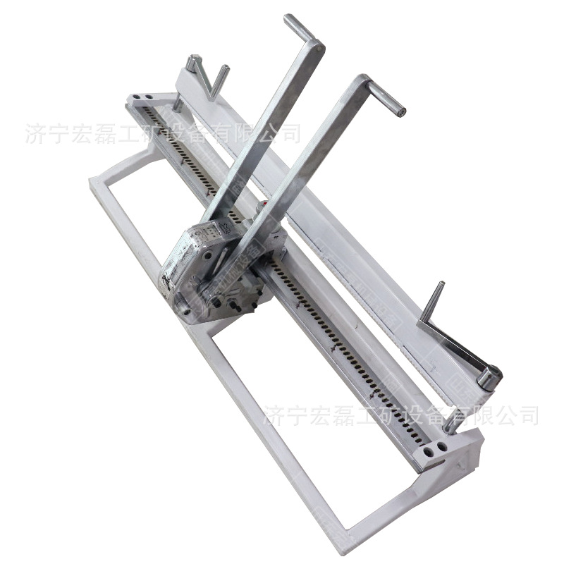 Máquina hidráulica de hebilla de cinturón KJ1000, equipo de hebilla de tracción manual, máquina de hebilla de cinturón transportador de minas