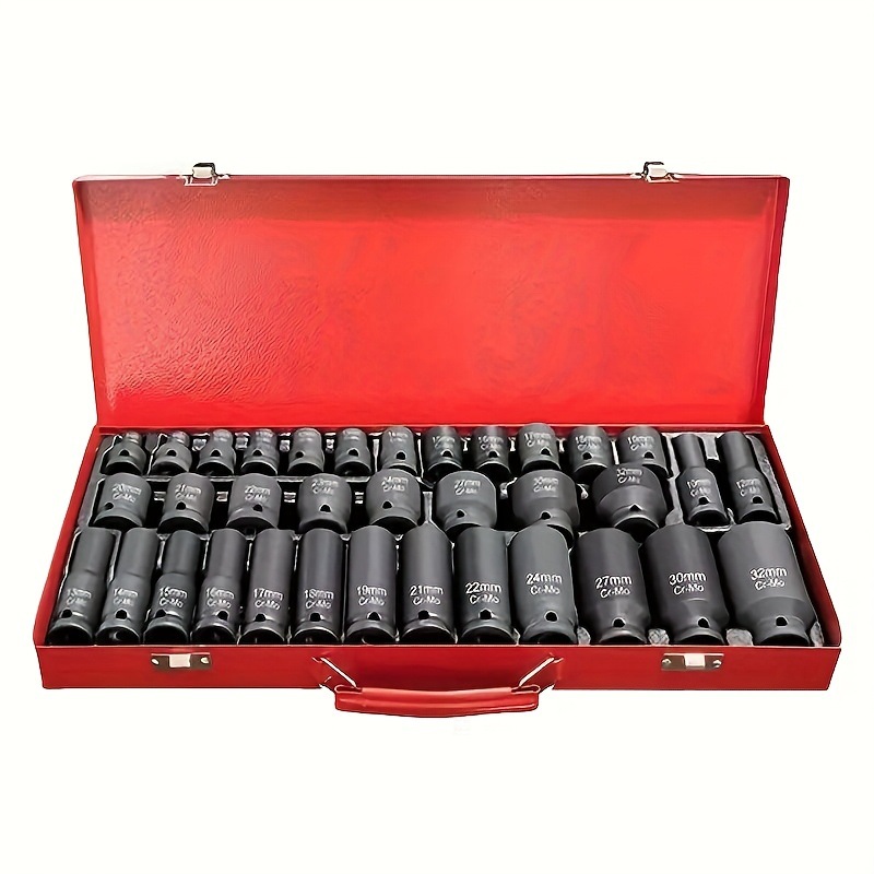 35/37/45/52/898 1 Tool Set 35pcs Professional 1/2in Herramientas de mantenimiento